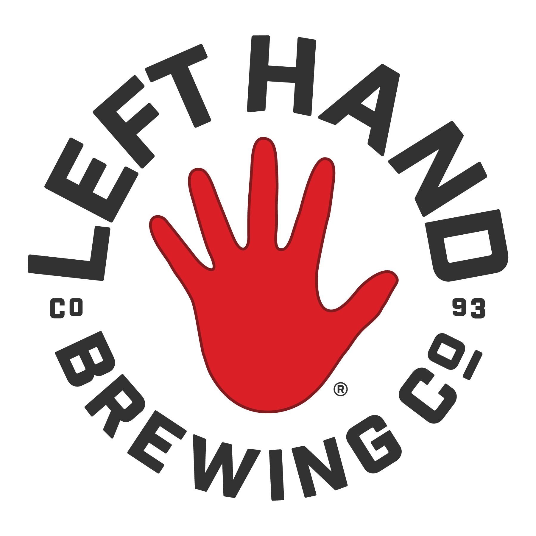 Left Hand Brewing Company logo - Links to website