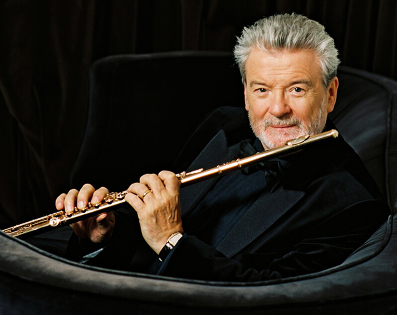 Flutists Sir James and Lady Jeanne Galway visit Boulder