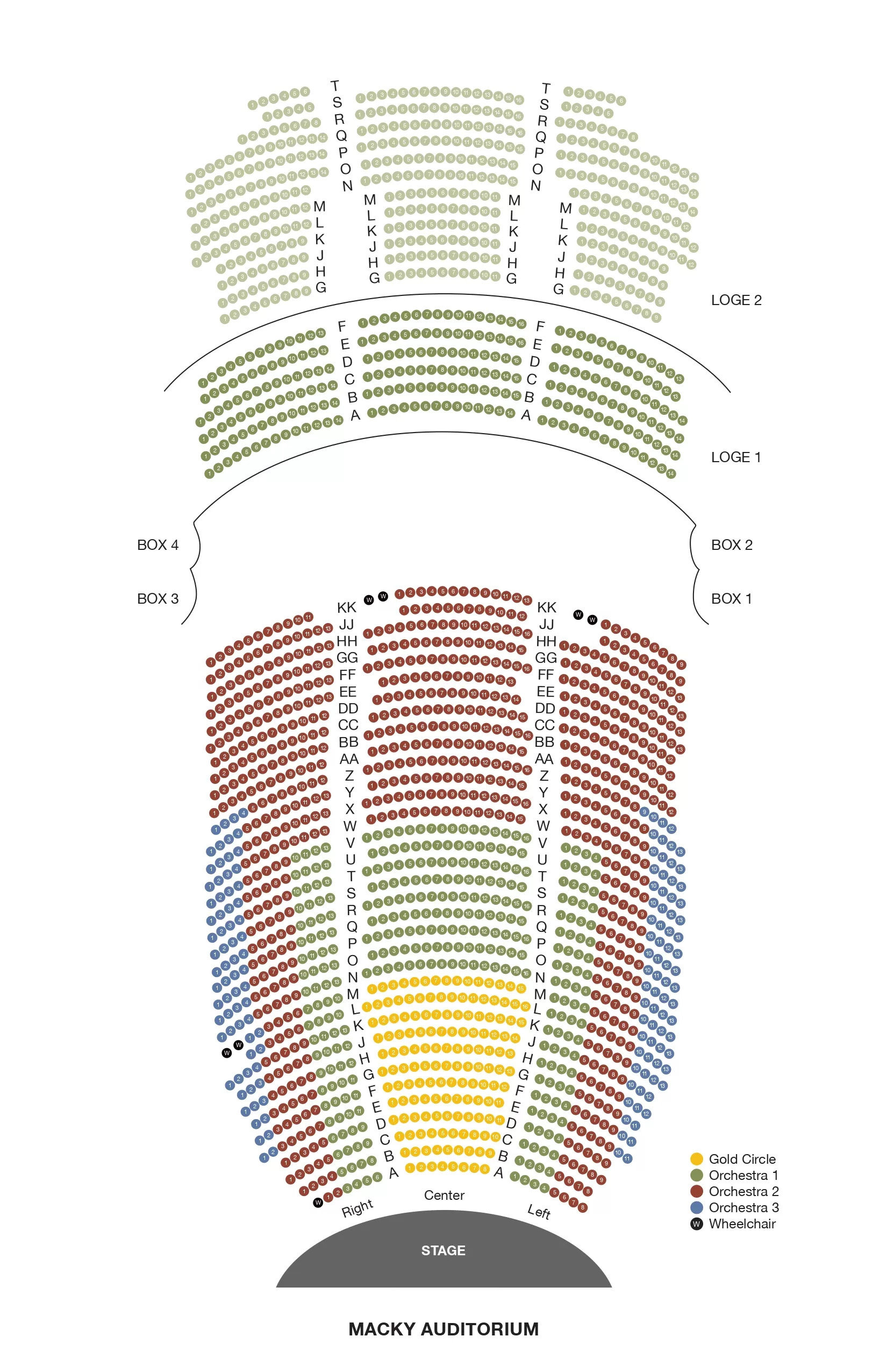 seating chart