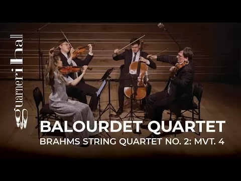 Balourdet Quartet: Brahms String Quartet No. 2 in A minor, Op. 51, No. 2 - Mvt. 4